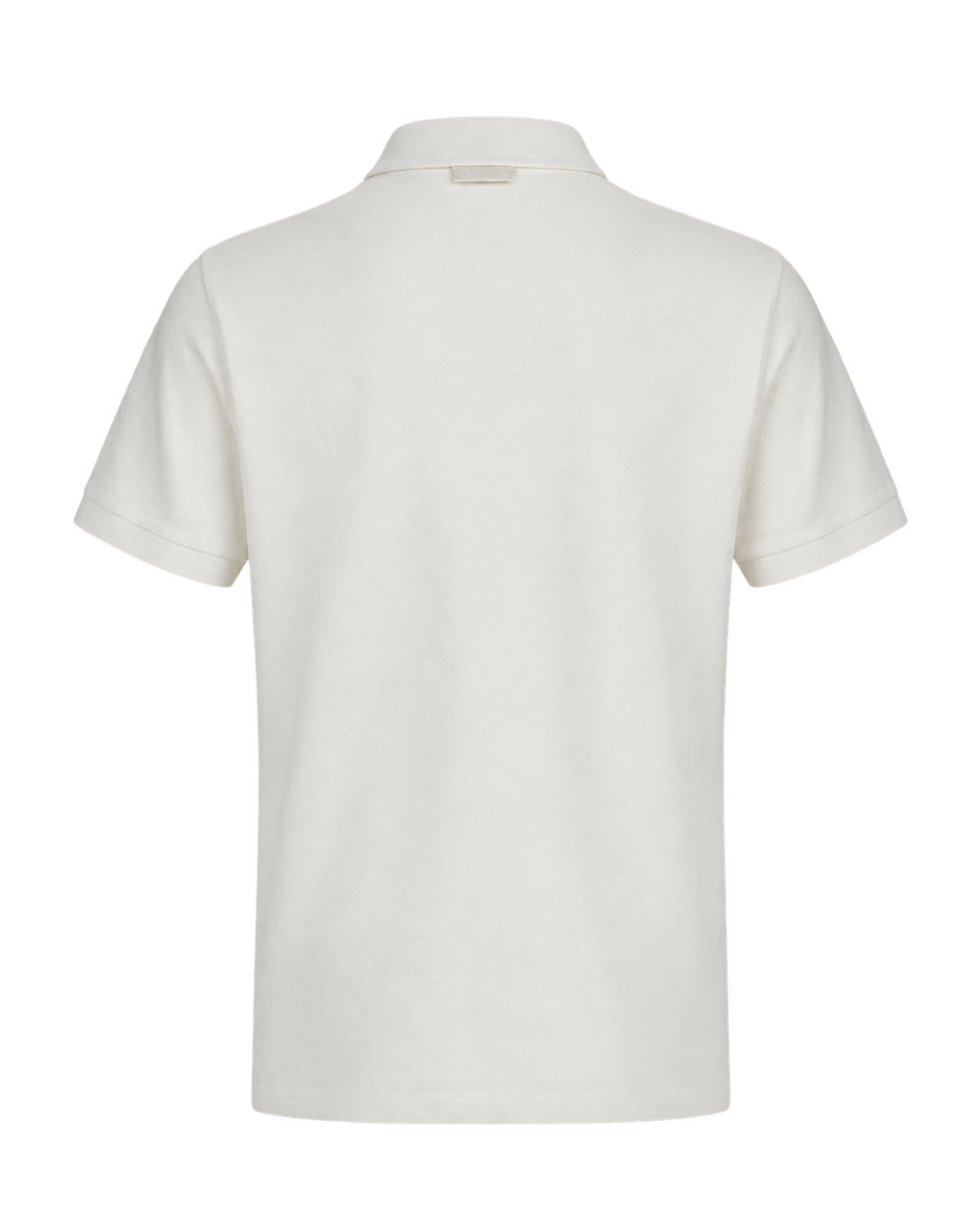 Fendi White Pique Polo Shirt