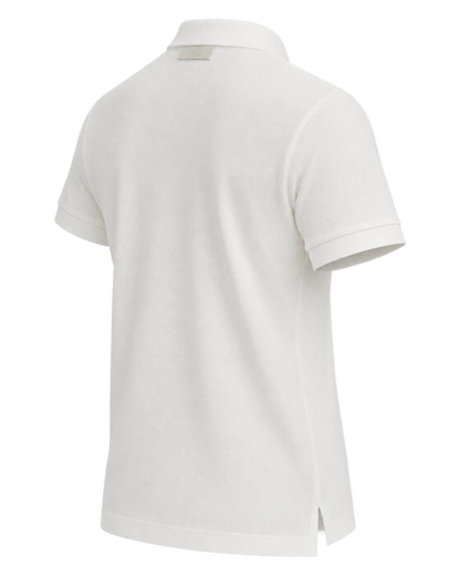 Fendi White Pique Polo Shirt