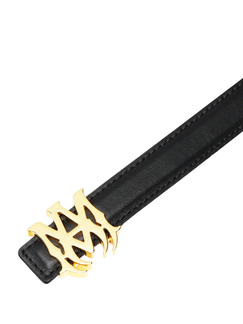 Amiri MA 2CM Gold Black Belt