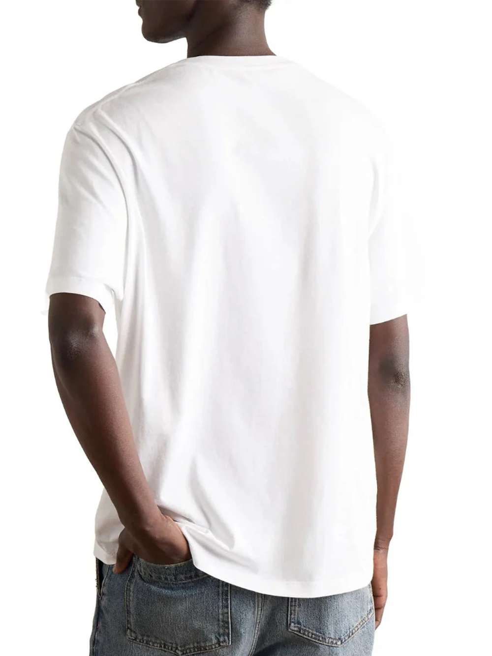 Loewe Tonal Pocket Relaxed Fit White T-Shirt
