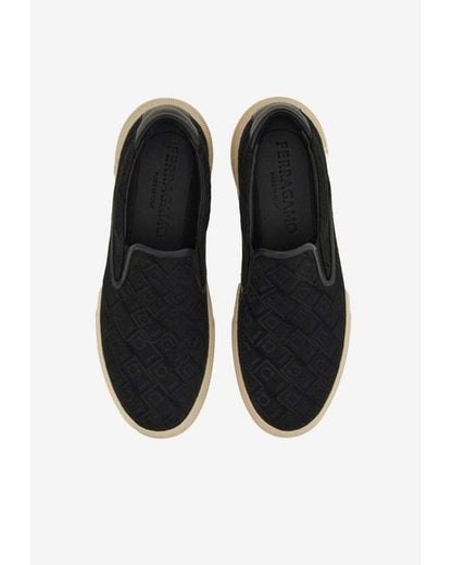 Men's White Cameron Slip-On Sneakers
