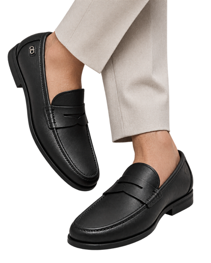Ferragamo Athen Gancini Leather Penny Loafers