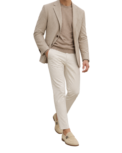 Ferragamo beige suede loafers