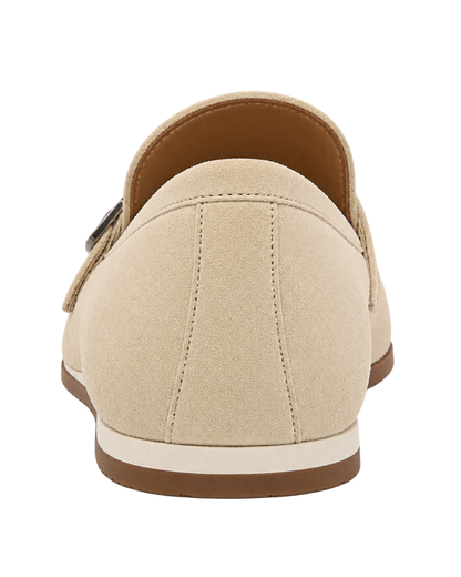 Ferragamo beige suede loafers