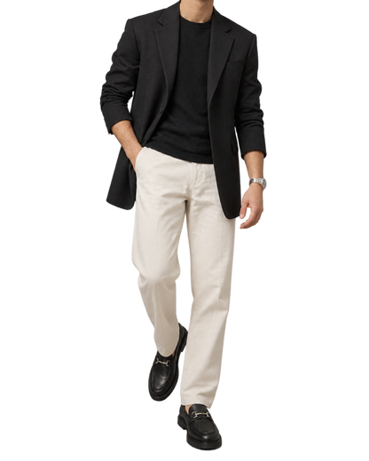Ferragamo black leather loafers