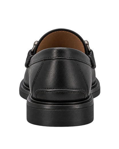 Ferragamo black leather loafers