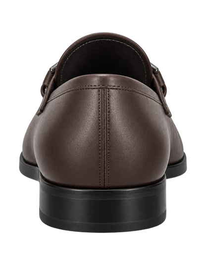 Ferragamo brown leather dress loafers