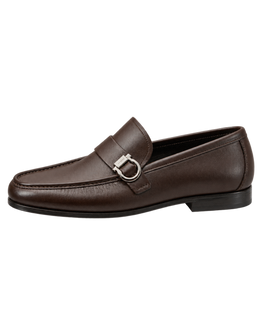 Ferragamo  brown leather formal loafers