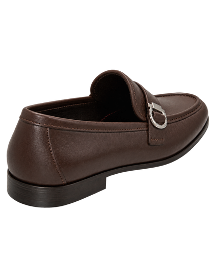 Ferragamo  brown leather formal loafers