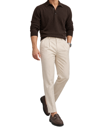 Ferragamo brown leather slip-on loafers