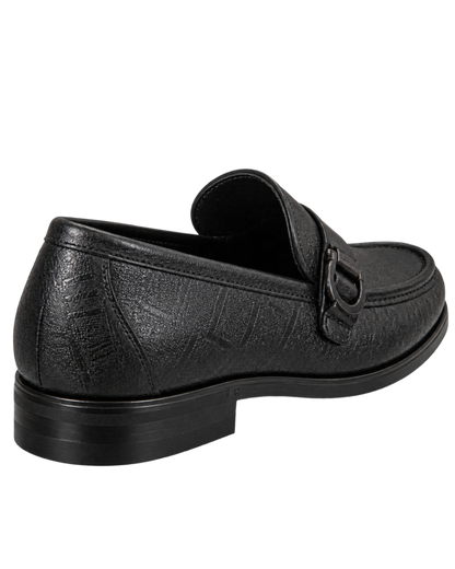 Ferragamo Caspian Printed Gancio Leather Loafers