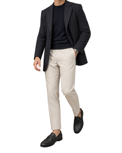 Ferragamo Crown Textured Leather Gancini Moccasin Loafers