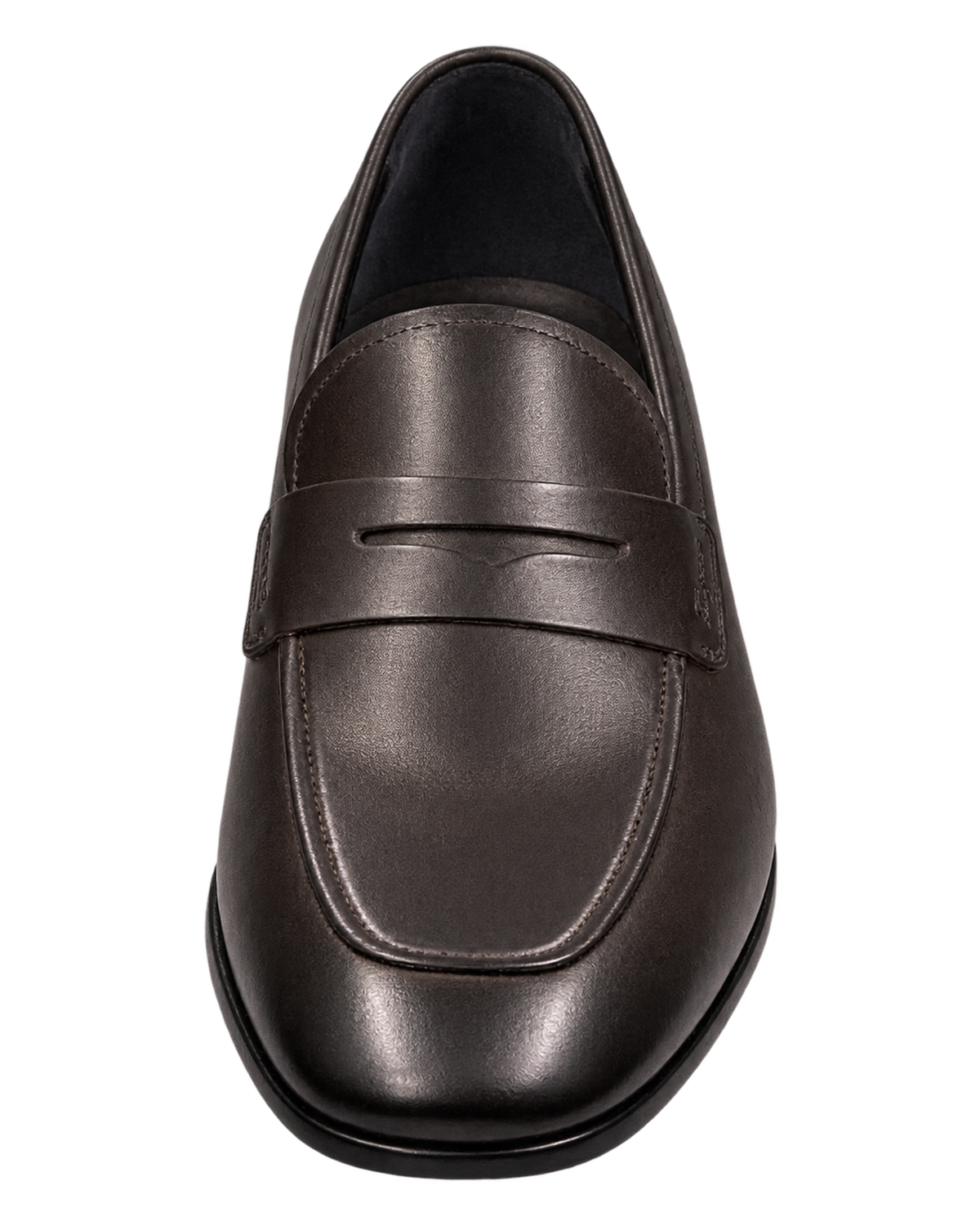Ferragamo espresso leather penny loafers