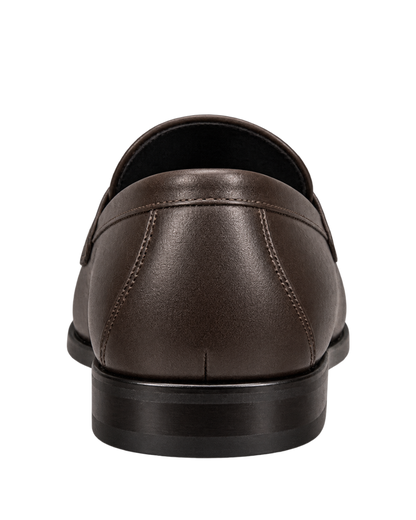 Ferragamo espresso leather penny loafers