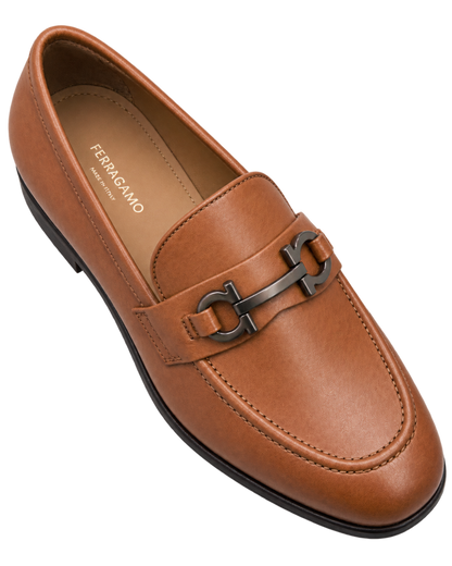 Ferragamo Foster Moccasin with Gancini Ornament