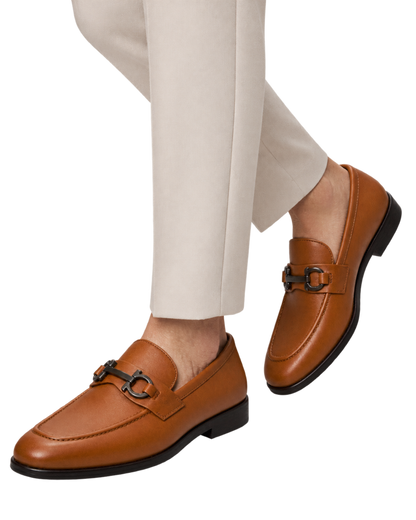 Ferragamo Foster Moccasin with Gancini Ornament