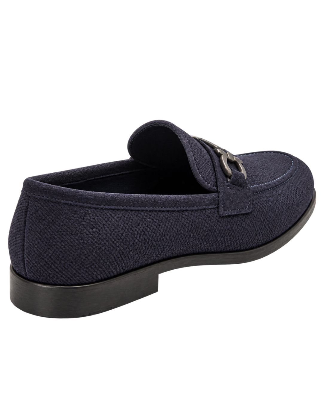 Ferragamo Foster Textured Suede Gancini Bit Loafers