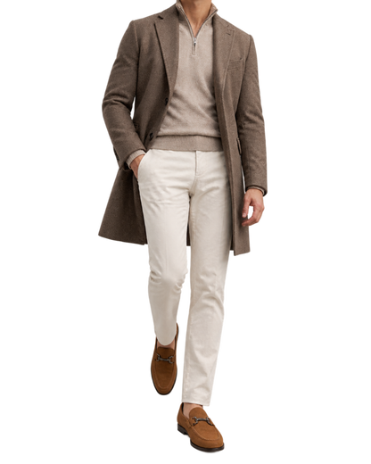 Ferragamo Gancini Brown Suede Loafer