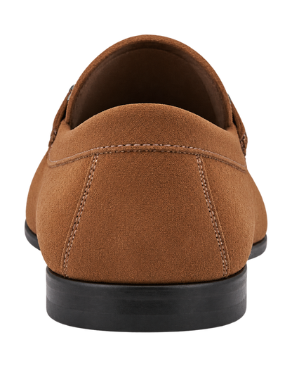 Ferragamo Gancini Brown Suede Loafer