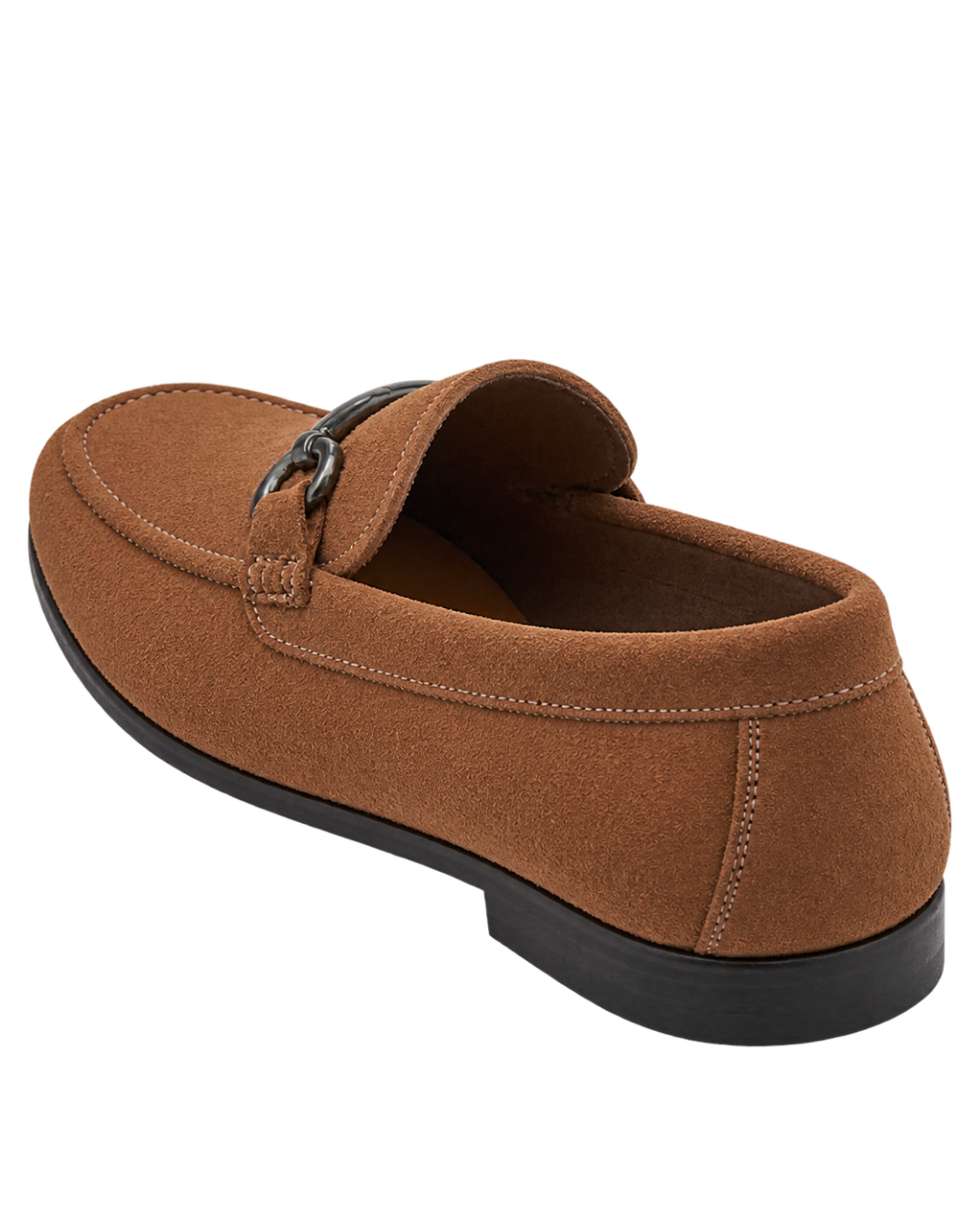 Ferragamo Gancini Brown Suede Loafer