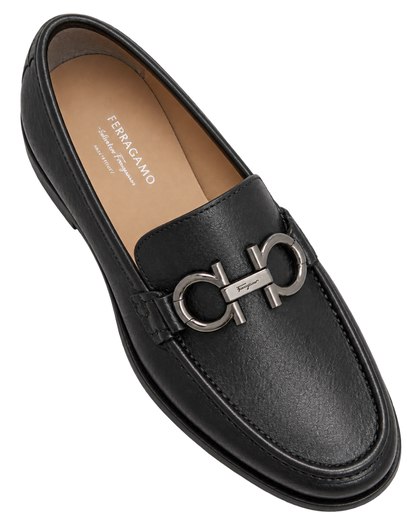 Ferragamo Gancini Buckle Loafers