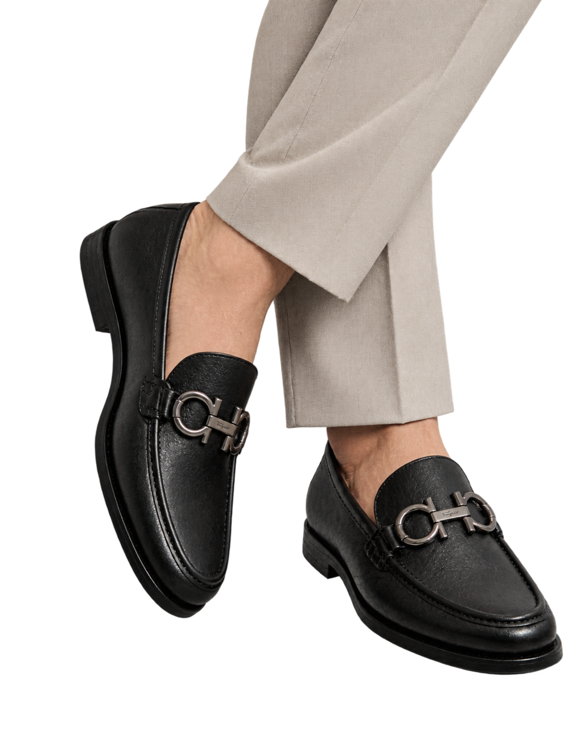 Ferragamo Gancini Buckle Loafers