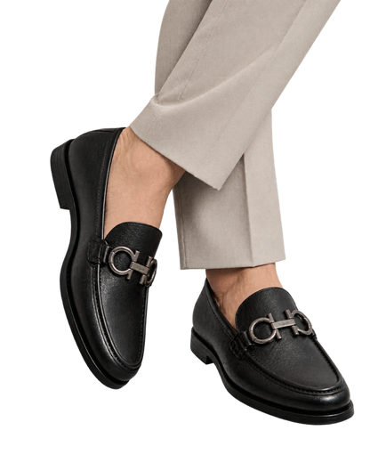 Ferragamo Gancini Buckle Loafers