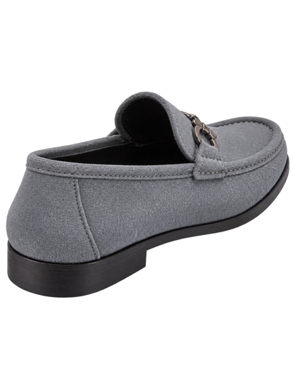Ferragamo Gancini-Buckle Suede Loafer
