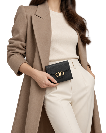Ferragamo Gancini Compact wallet