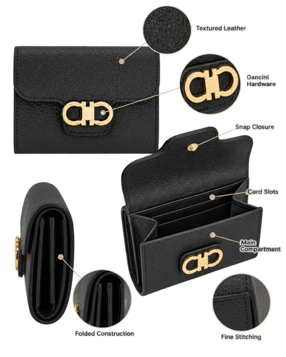 Ferragamo Gancini Compact wallet