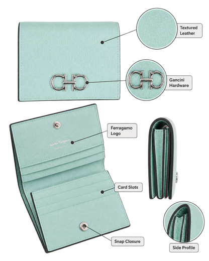 Ferragamo Gancini Compact wallet