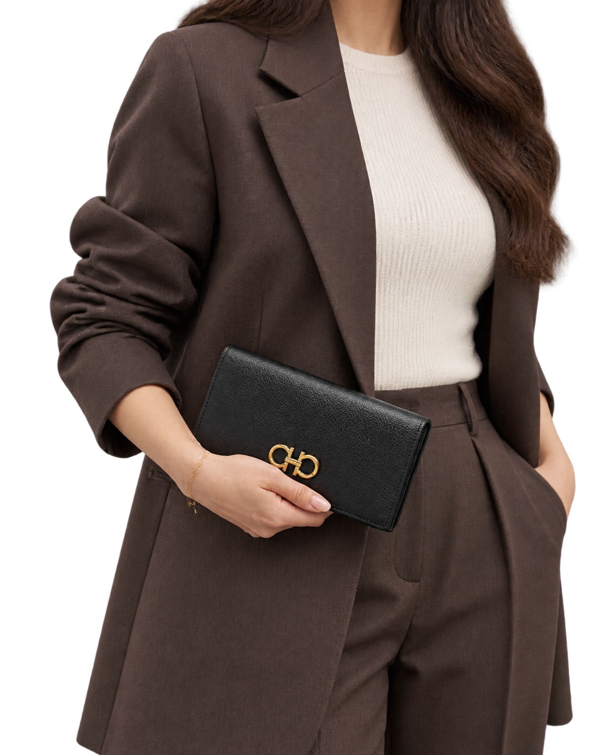 Ferragamo Gancini continental wallet