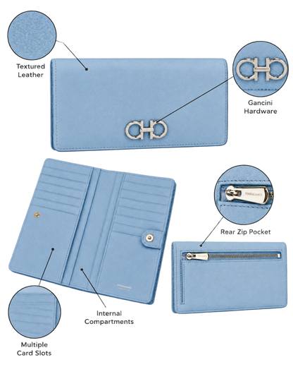 Ferragamo Gancini continental wallet