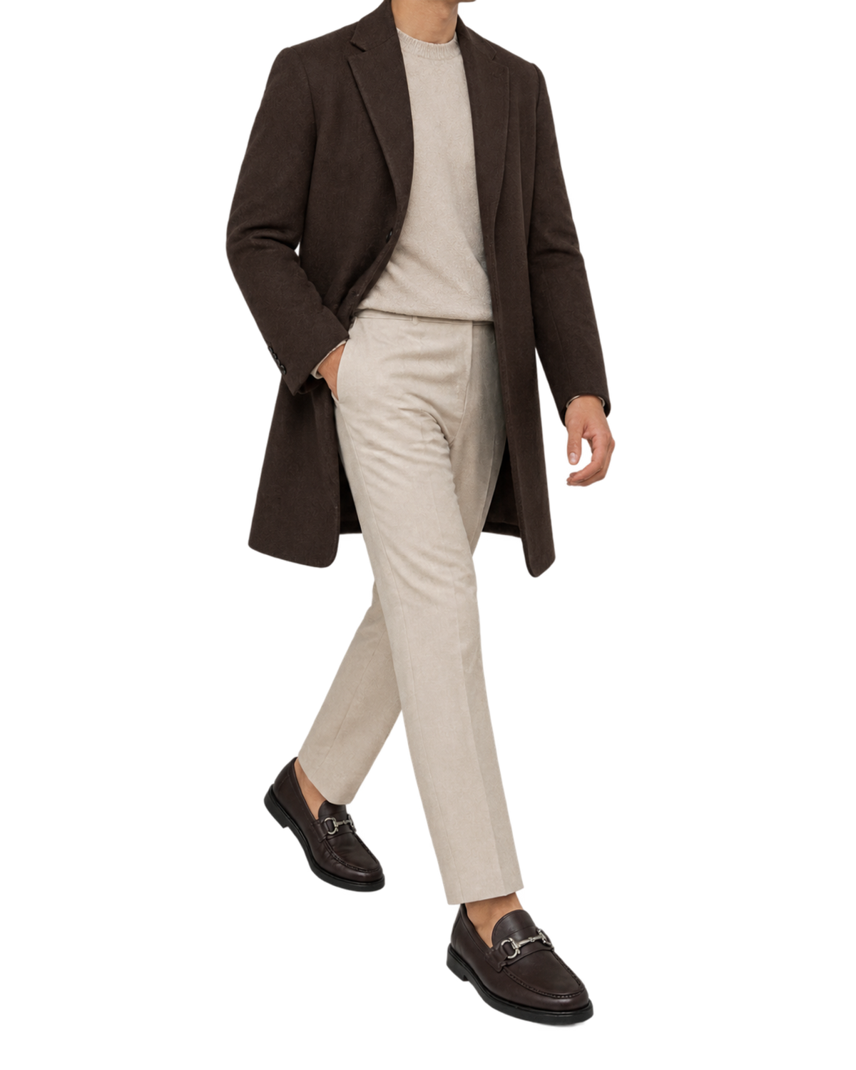 Ferragamo Gancini dark brown leather loafer featuring a signature