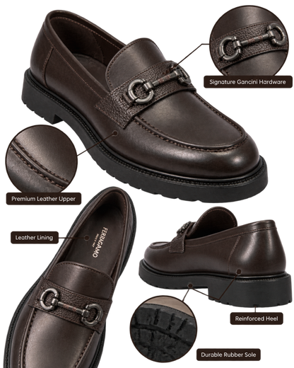 Ferragamo Gancini-detail Loafers