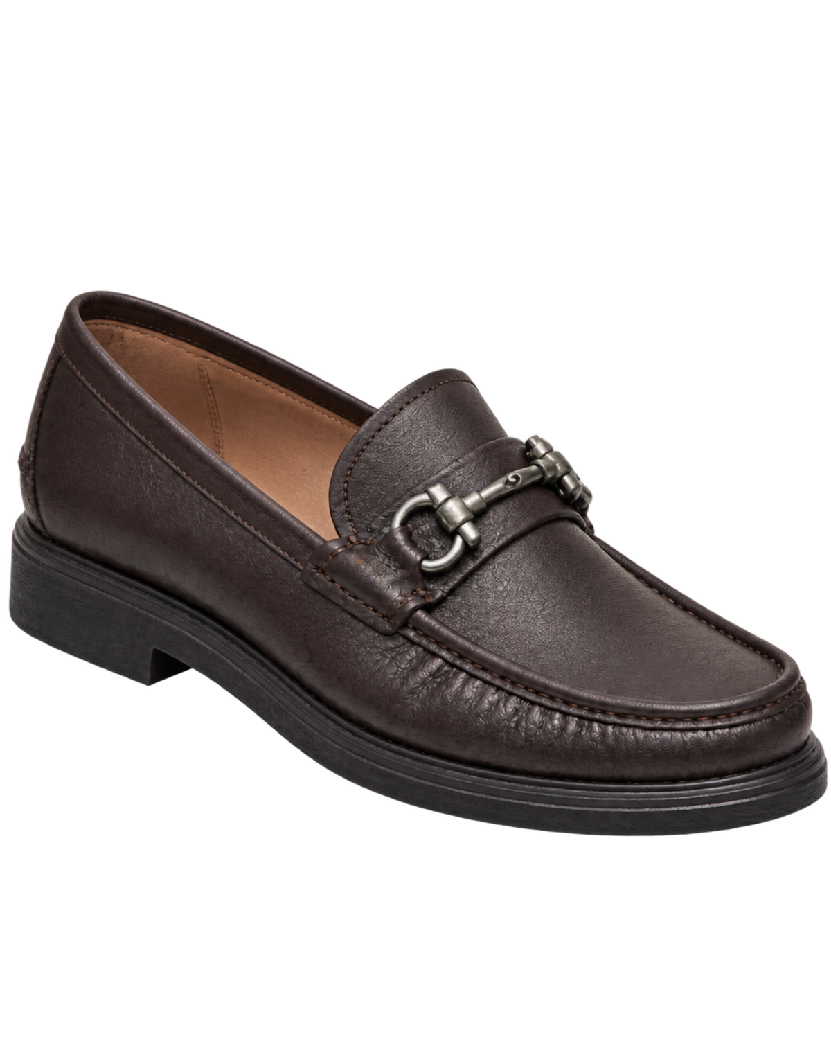 Ferragamo Gancini Drivers in black calf leather