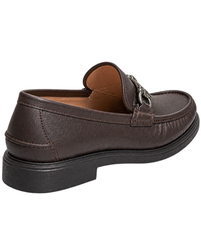 Ferragamo Gancini Drivers in black calf leather