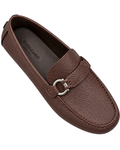 Ferragamo Gancini driving loafers