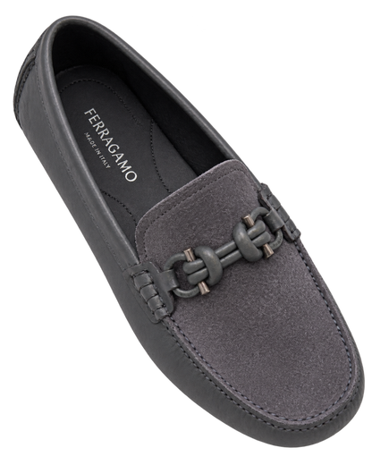 Ferragamo Gancini driving loafers