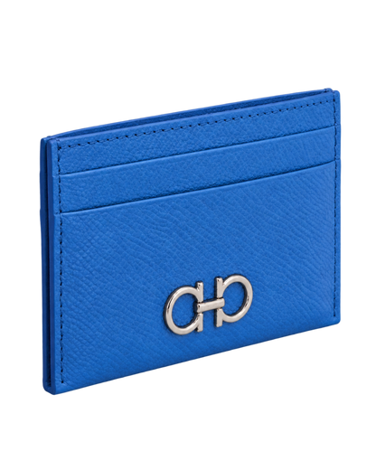 Ferragamo Gancini Leather Card Holder