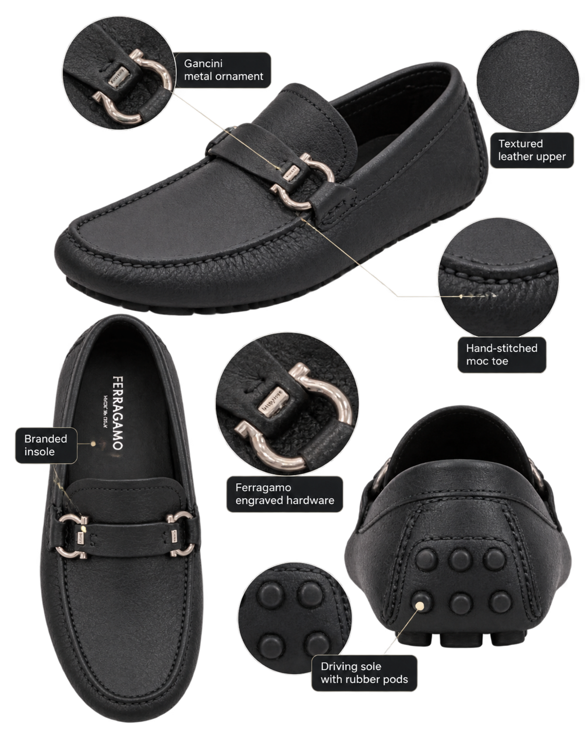 Ferragamo Gancini Ornament Driver