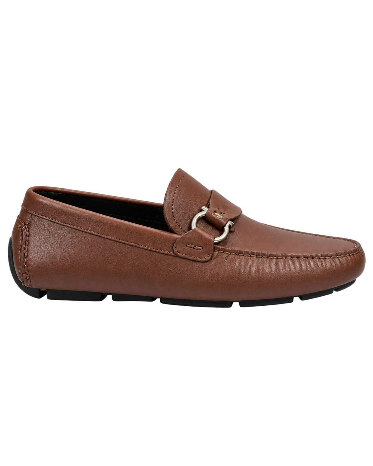 Ferragamo Gancini Ornament Driver Loafer