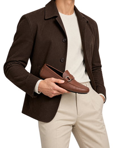 Ferragamo Gancini Ornament Driver Loafer