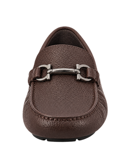 Ferragamo Gancini Ornament Driver Moccasins