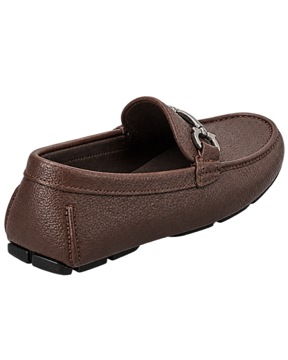 Ferragamo Gancini Ornament Driver Moccasins