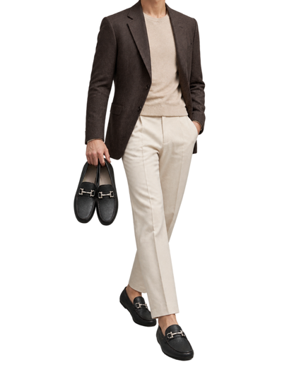 Ferragamo Gancini pebbled-leather driving loafers
