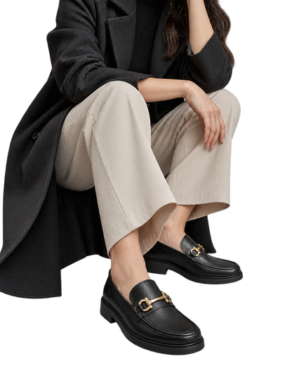 Ferragamo Gancini-plaque leather loafers