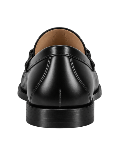 Ferragamo Gancini Plaque Leather Loafers