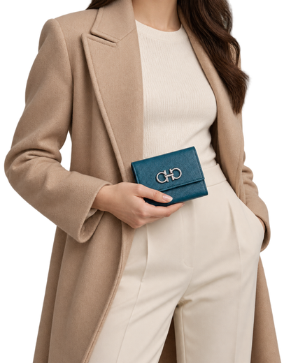 Ferragamo Gancini Trifold