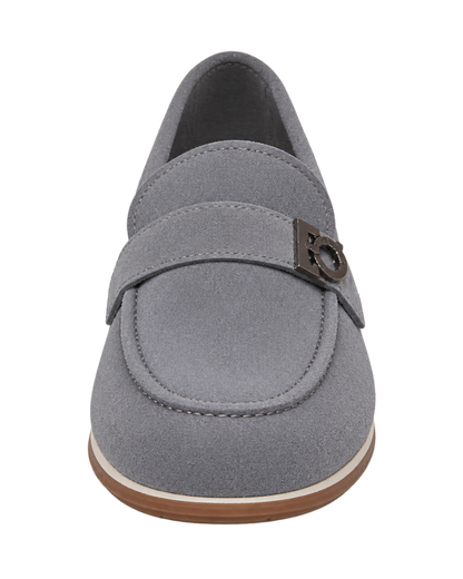 Ferragamo Grey Suede loafers